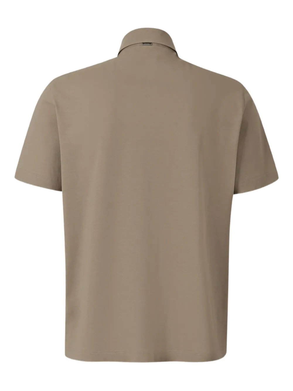 Herno Poloshirt met korte mouwen Bruin