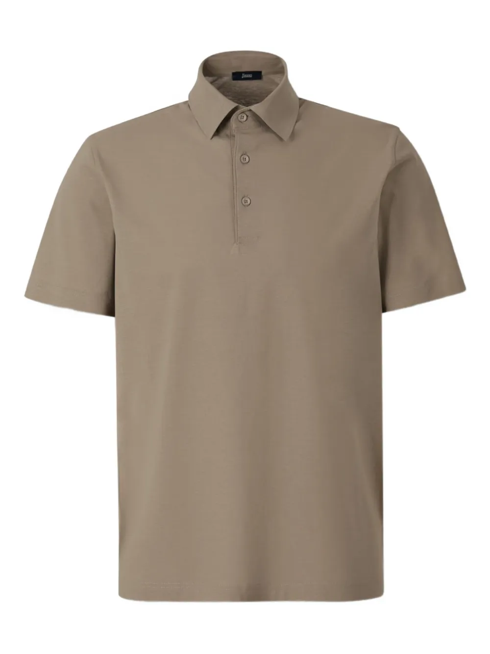 Herno Poloshirt met korte mouwen Bruin