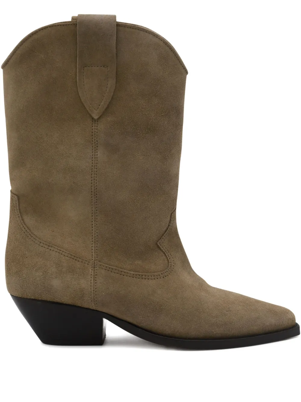 ISABEL MARANT Duerto suede cowboy boots Brown