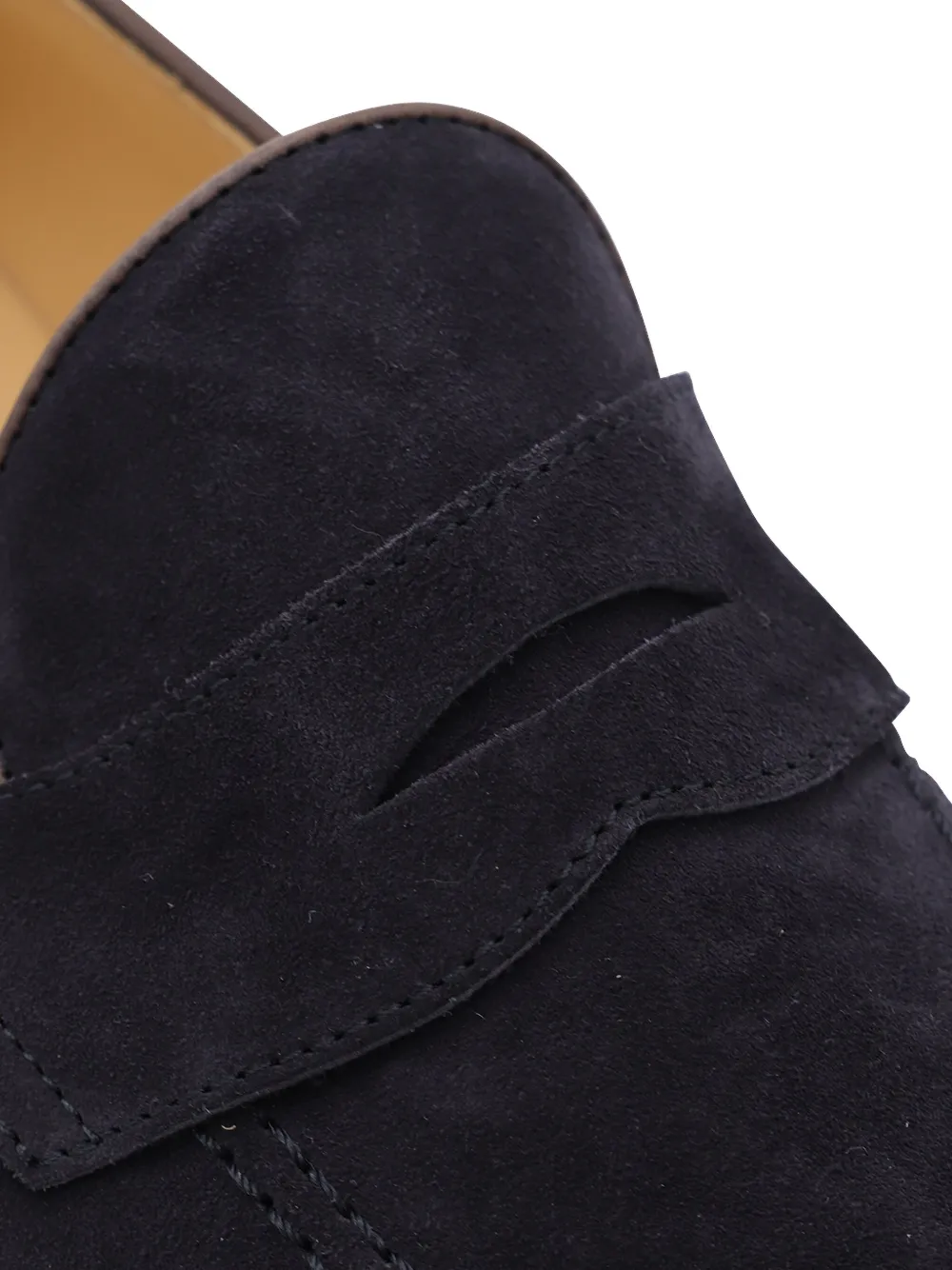Brunello Cucinelli penny suede loafers Blauw