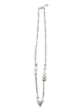 Alexander McQueen skull-charm necklace - Silver