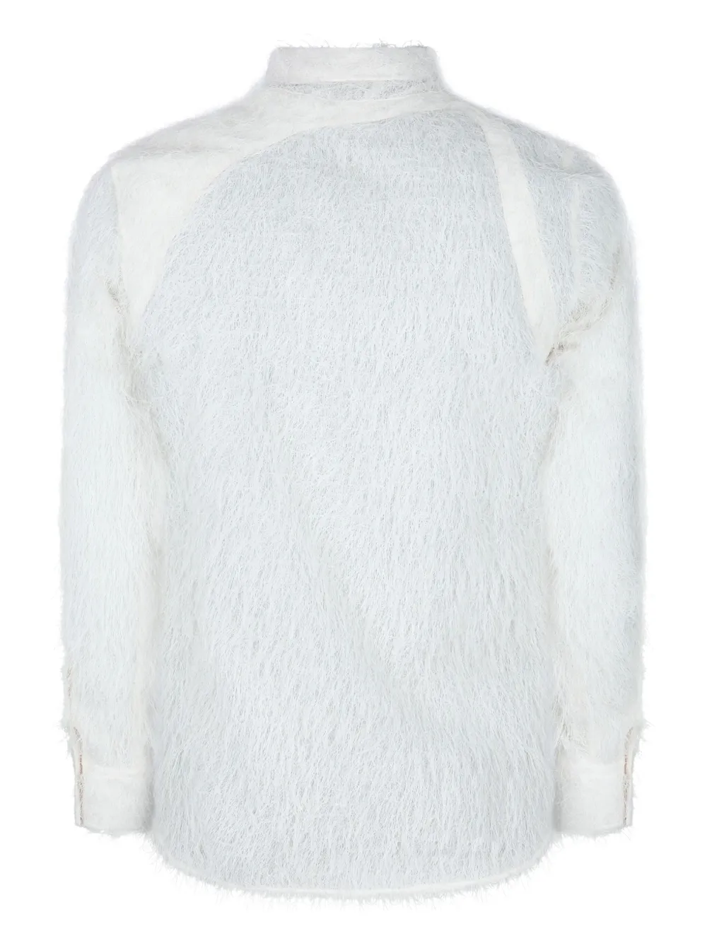 Alexander McQueen Harness textured shirt Wit