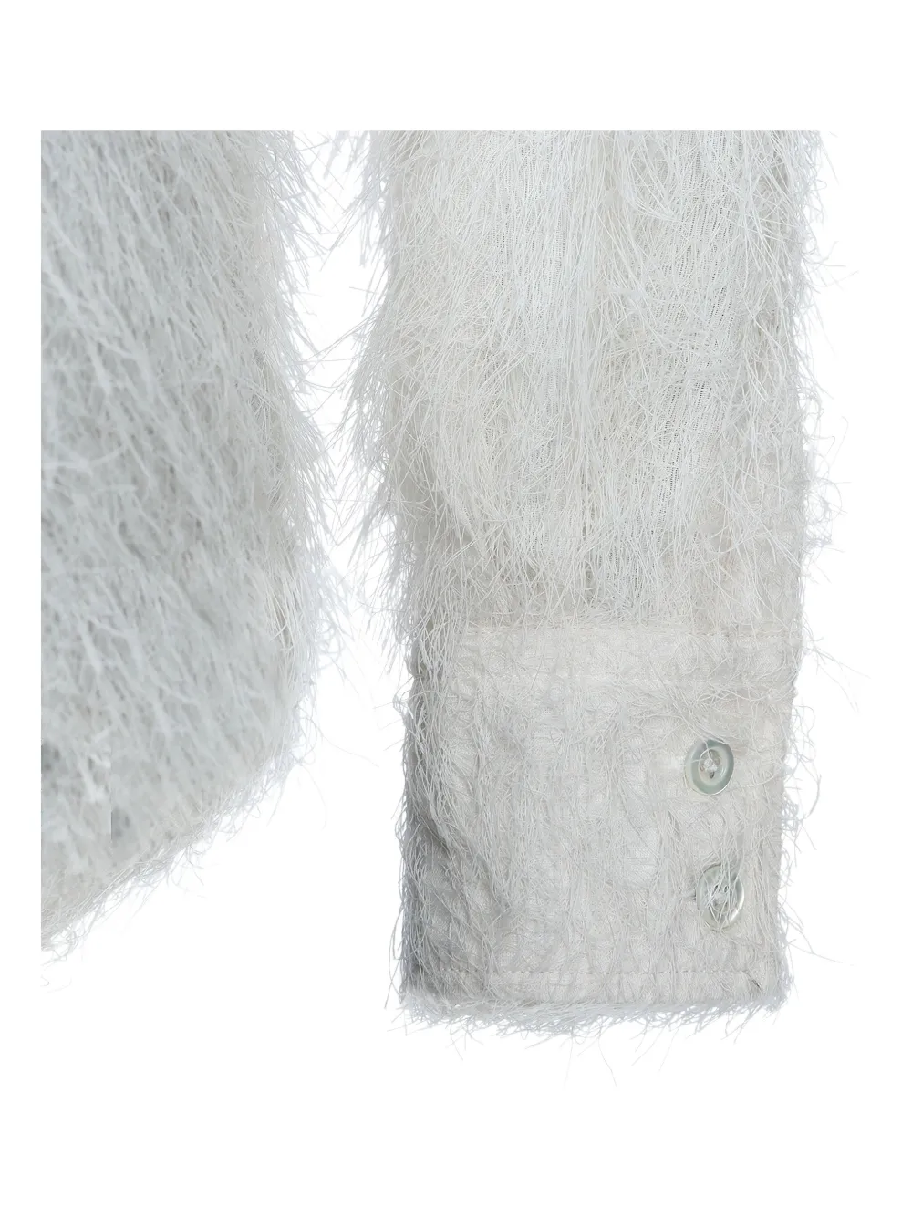 Alexander McQueen Harness textured shirt Wit