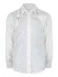 Alexander McQueen Harness textured shirt - White