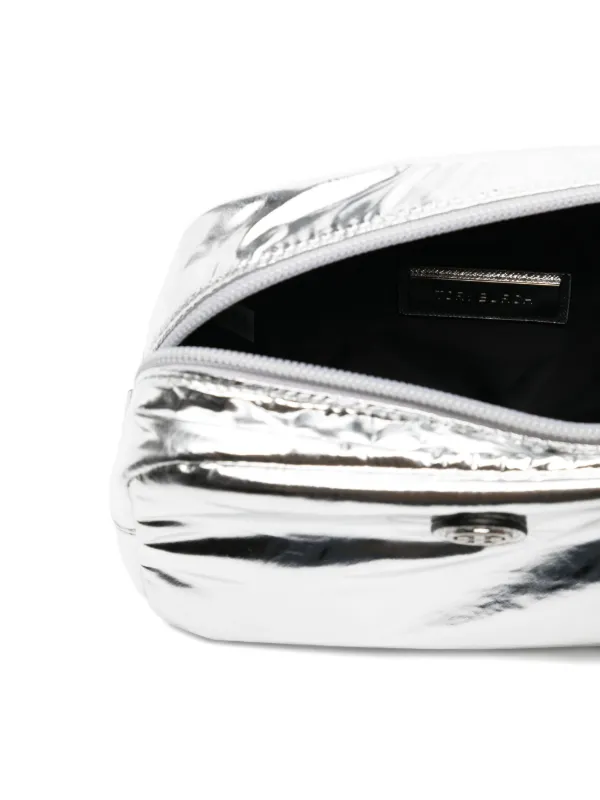 Tory Burch Virginia Kosmetiktasche Silber FARFETCH AT