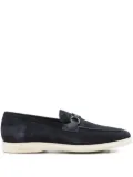 Ferragamo Cosimo suede loafers - Blue