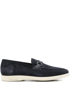 Ferragamo スエード ローファー | グレー | FARFETCH JP