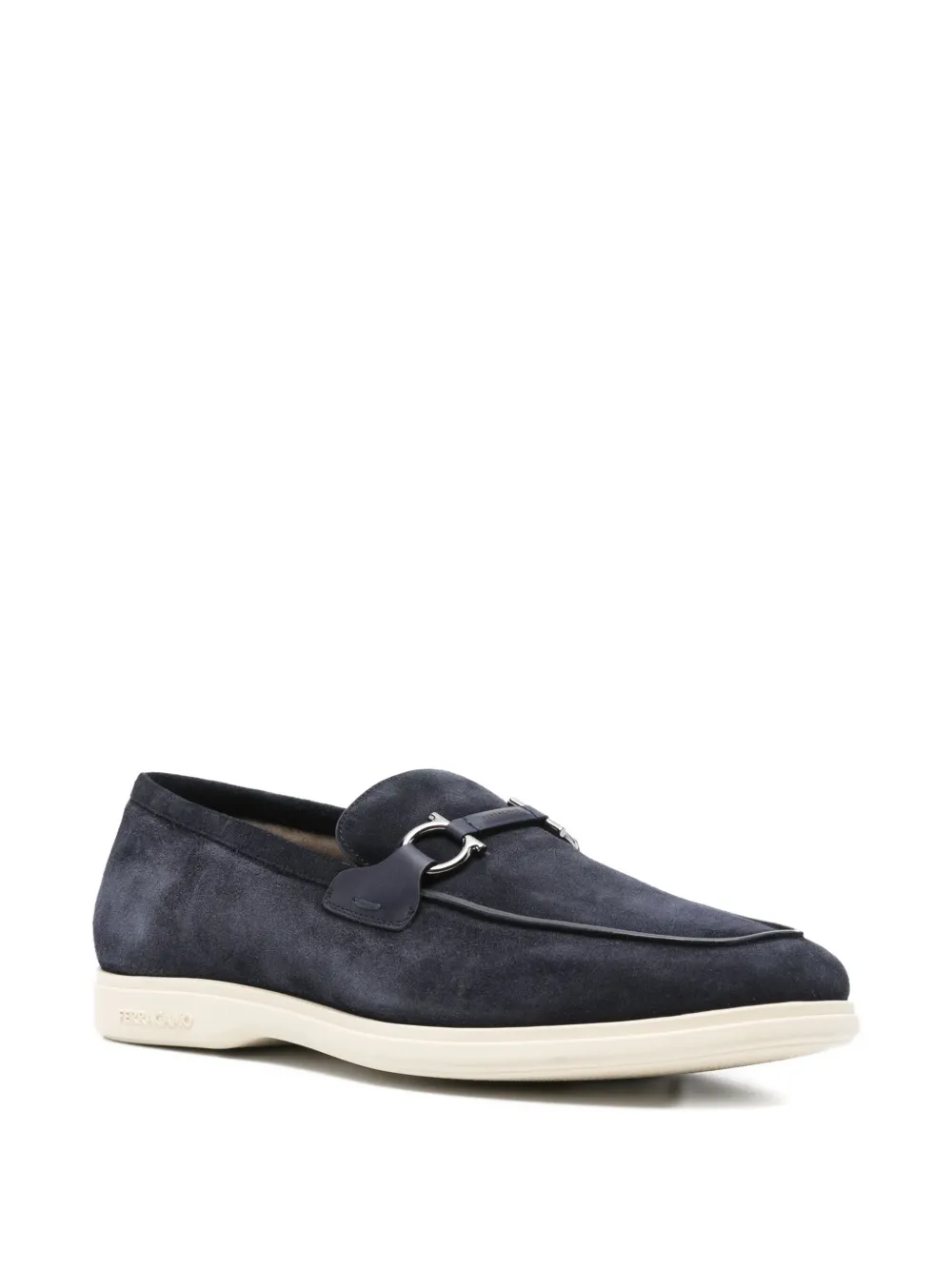 Ferragamo Cosimo suede loafers Blue