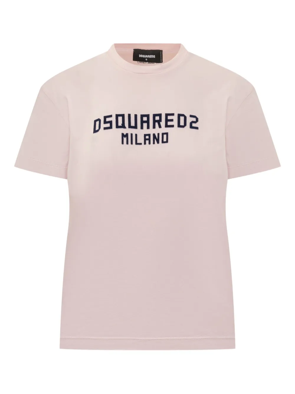 DSQUARED2 T-shirt met geborduurd logo Roze