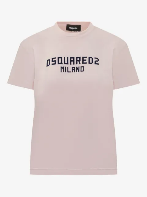 DSQUARED2 playera con logo bordado