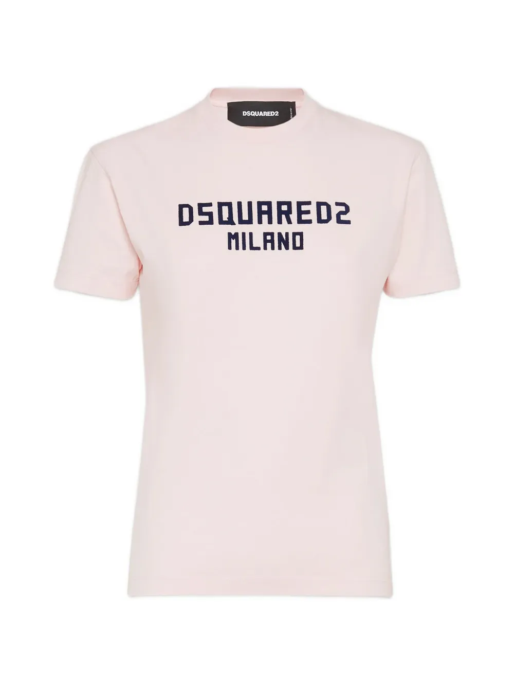 DSQUARED2 logo-embroidered T-shirt - Rosa