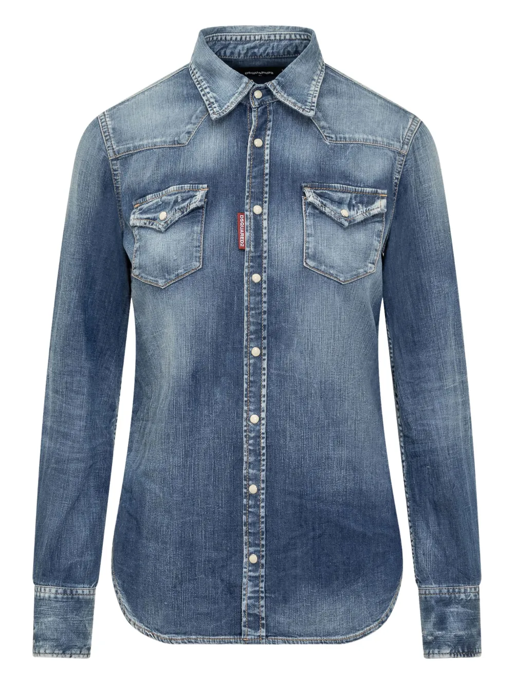 DSQUARED2 Denim blouse Blauw