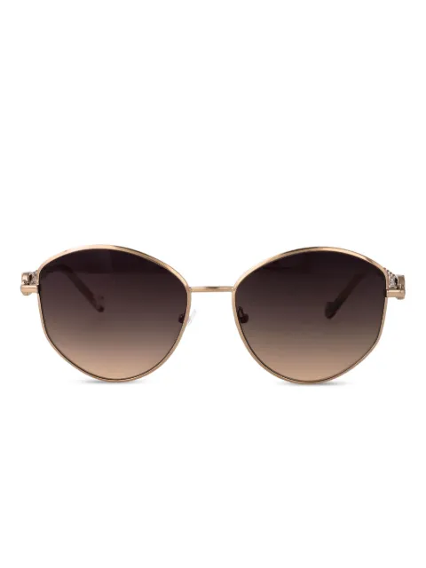 LIU JO chain-detail round-frame sunglasses