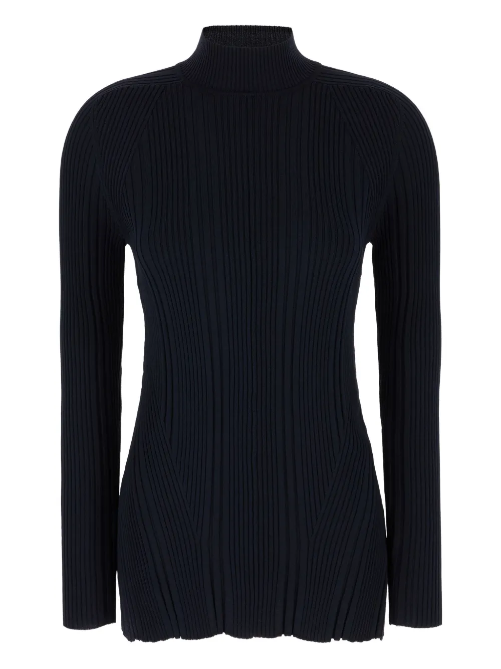 Gabriele Colangelo ribbed high-neck top | Blue | Image 1
