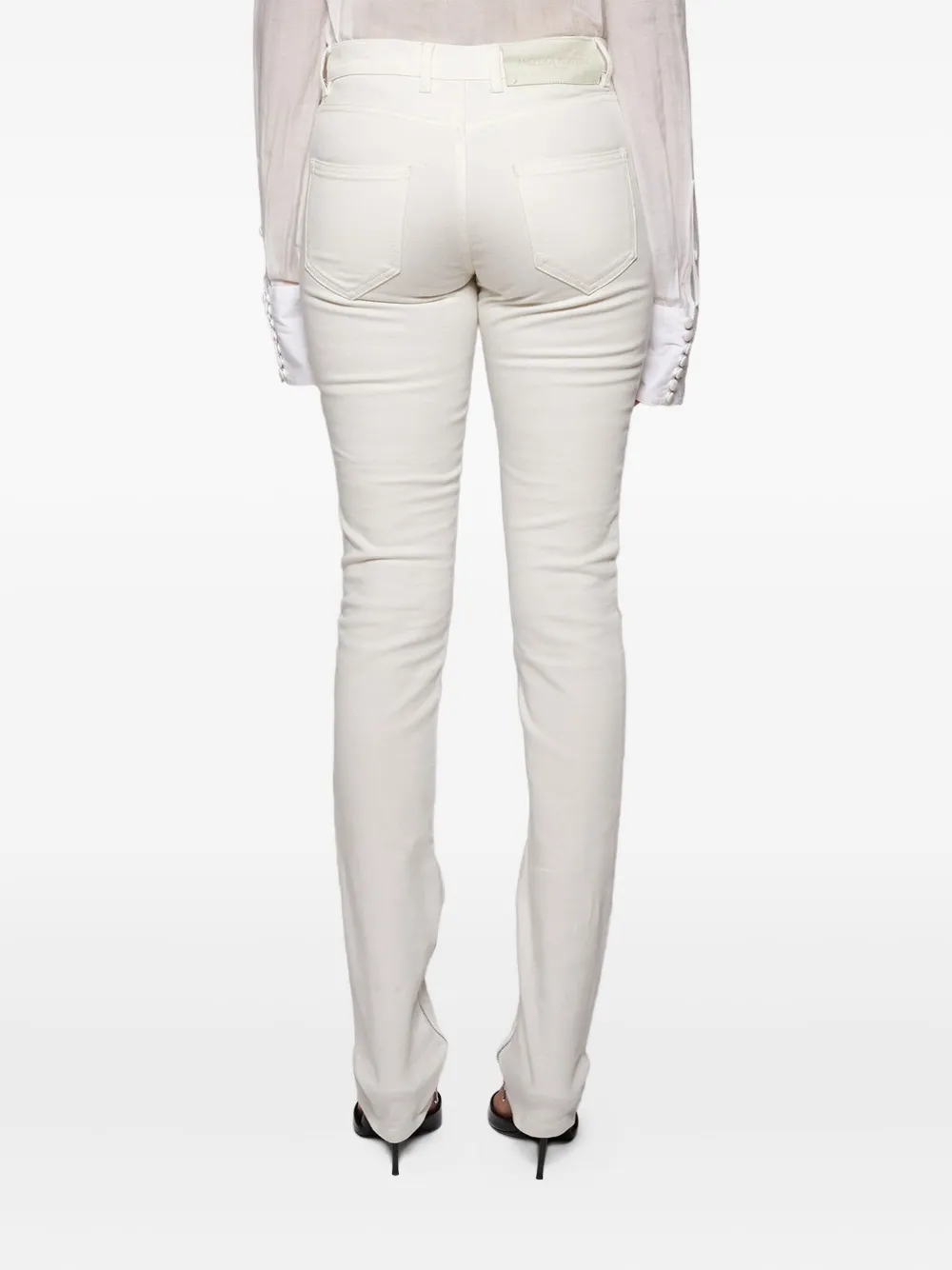 Lace-Up Zip Jeans
