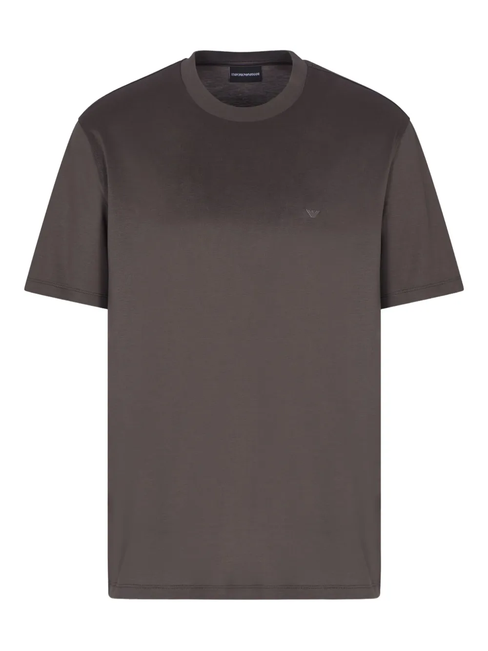 Emporio Armani T-shirt met ronde hals en logo Grijs