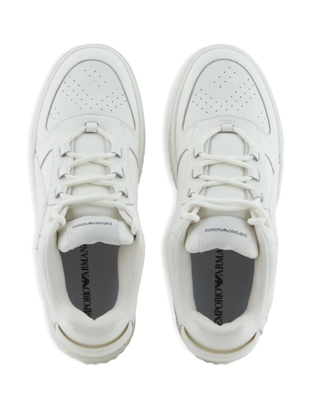 Emporio Armani Sneakers met logo Wit