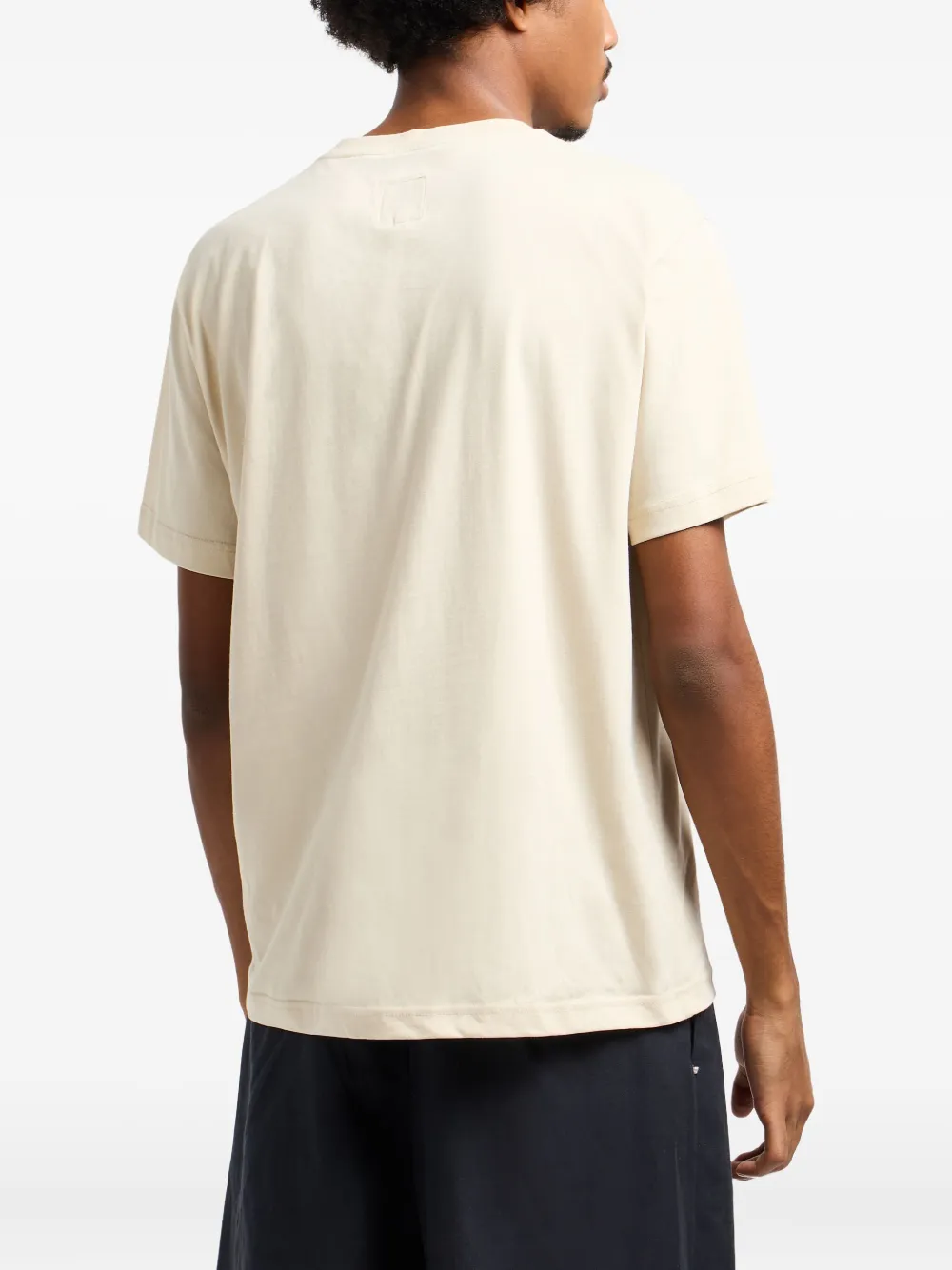 Emporio Armani T-shirt met donutprint - Geel