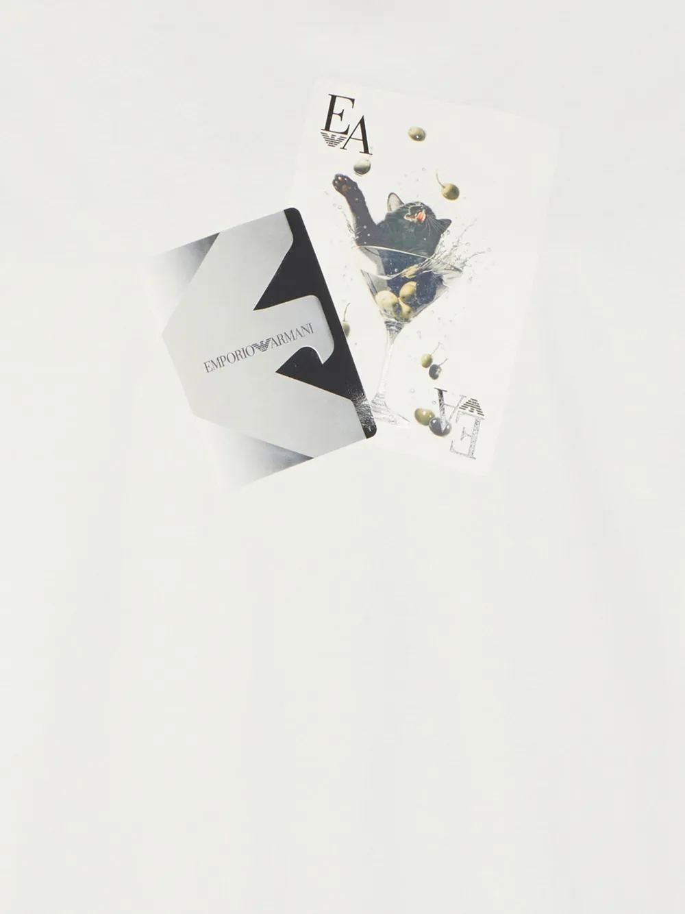 Emporio Armani T-shirt met grafische print - Wit