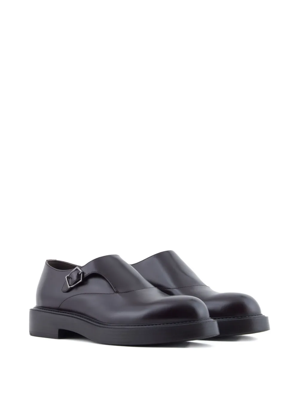 Emporio Armani single-buckle monk shoes | Image 2
