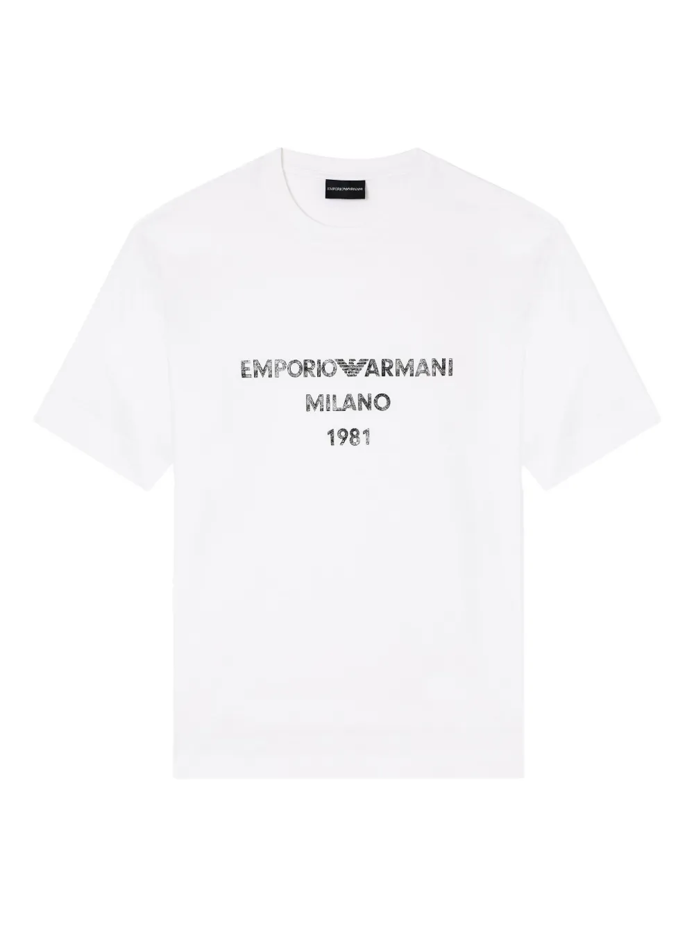 Emporio Armani logo-print T-shirt | White | Image 1