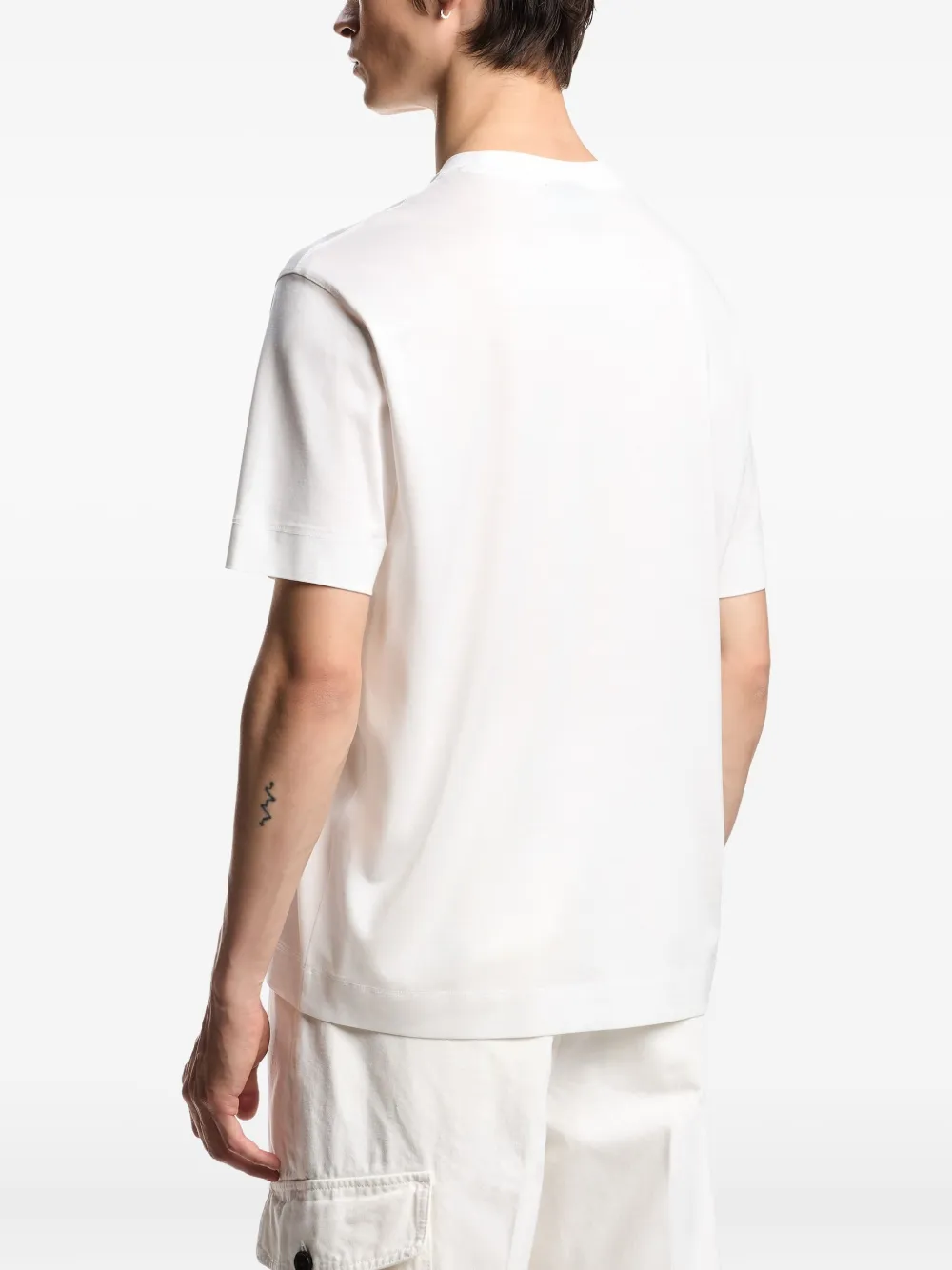 Emporio Armani T-shirt met logoprint Wit