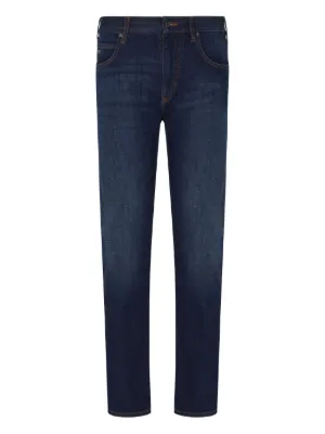EMPORIO ARMANI ダメージ加工デニム Emporio Armani ダメージ ジーンズ | ブルー | FARFETCH JP
