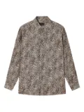 Emporio Armani animal-print shirt - Neutrals