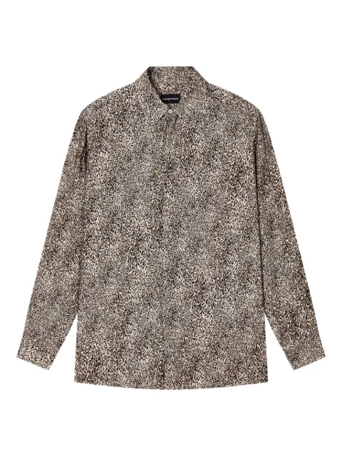 Emporio Armani camisa con animal print