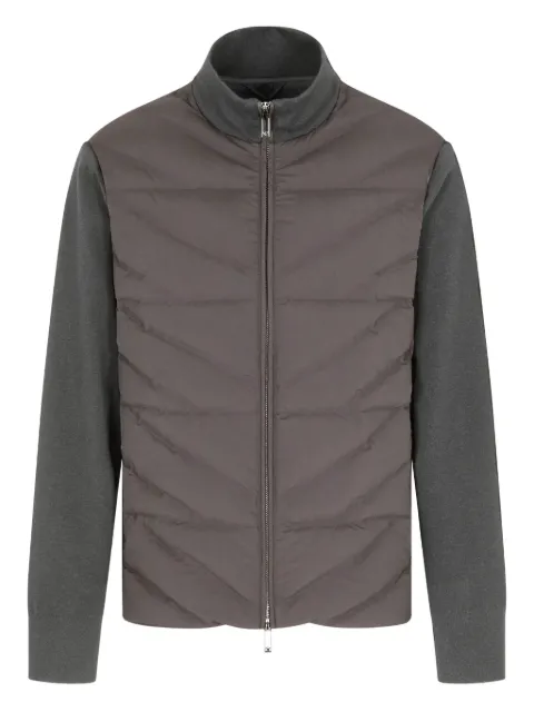 Emporio Armani quilted panelled padded jacket