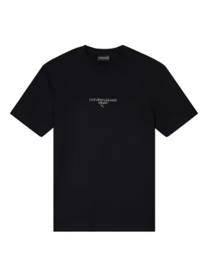 Emporio Armani イーグルロゴ Tシャツ | ブルー | FARFETCH JP