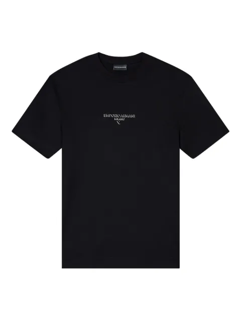 Emporio Armani Camiseta com logo bordado