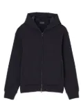 Emporio Armani zip-up hoodie - Black