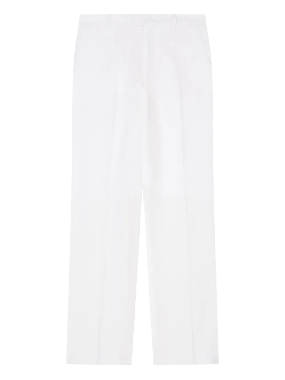 Emporio Armani Linnen broek Wit