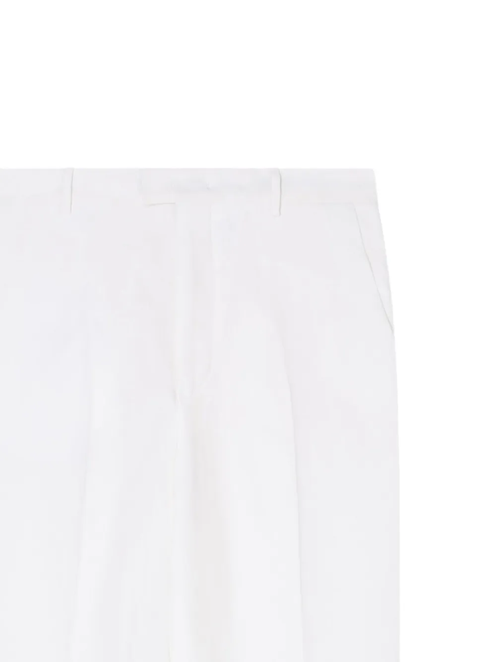 Emporio Armani Linnen broek Wit