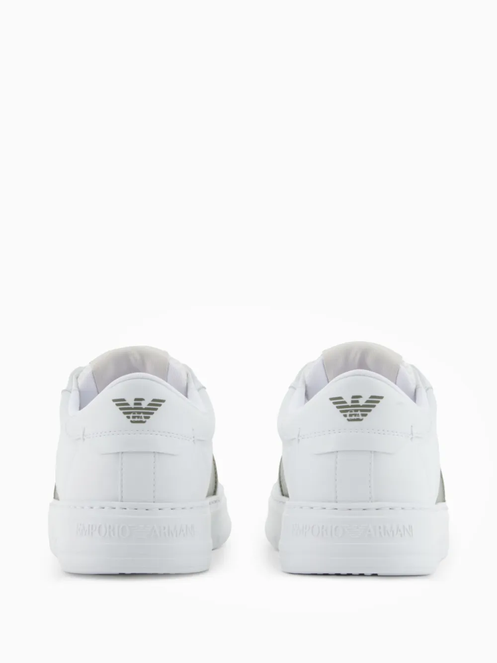 Emporio Armani contrasting-panel sneakers White