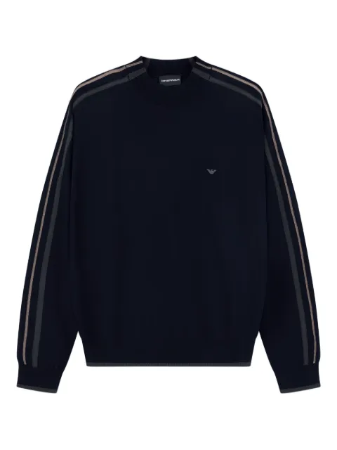 Emporio Armani stripe-detail sweater