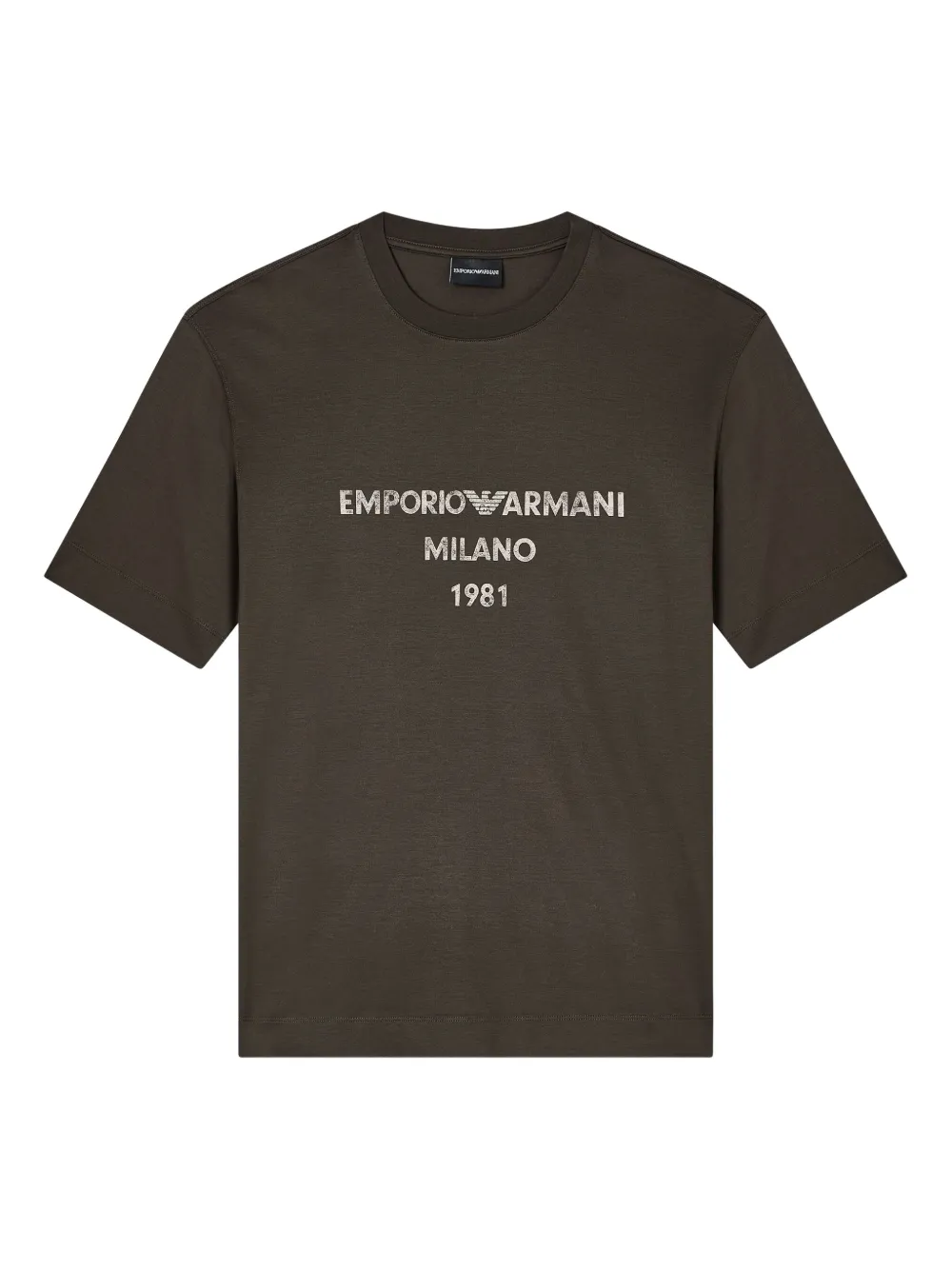 Emporio Armani T-shirt met logoprint - Groen