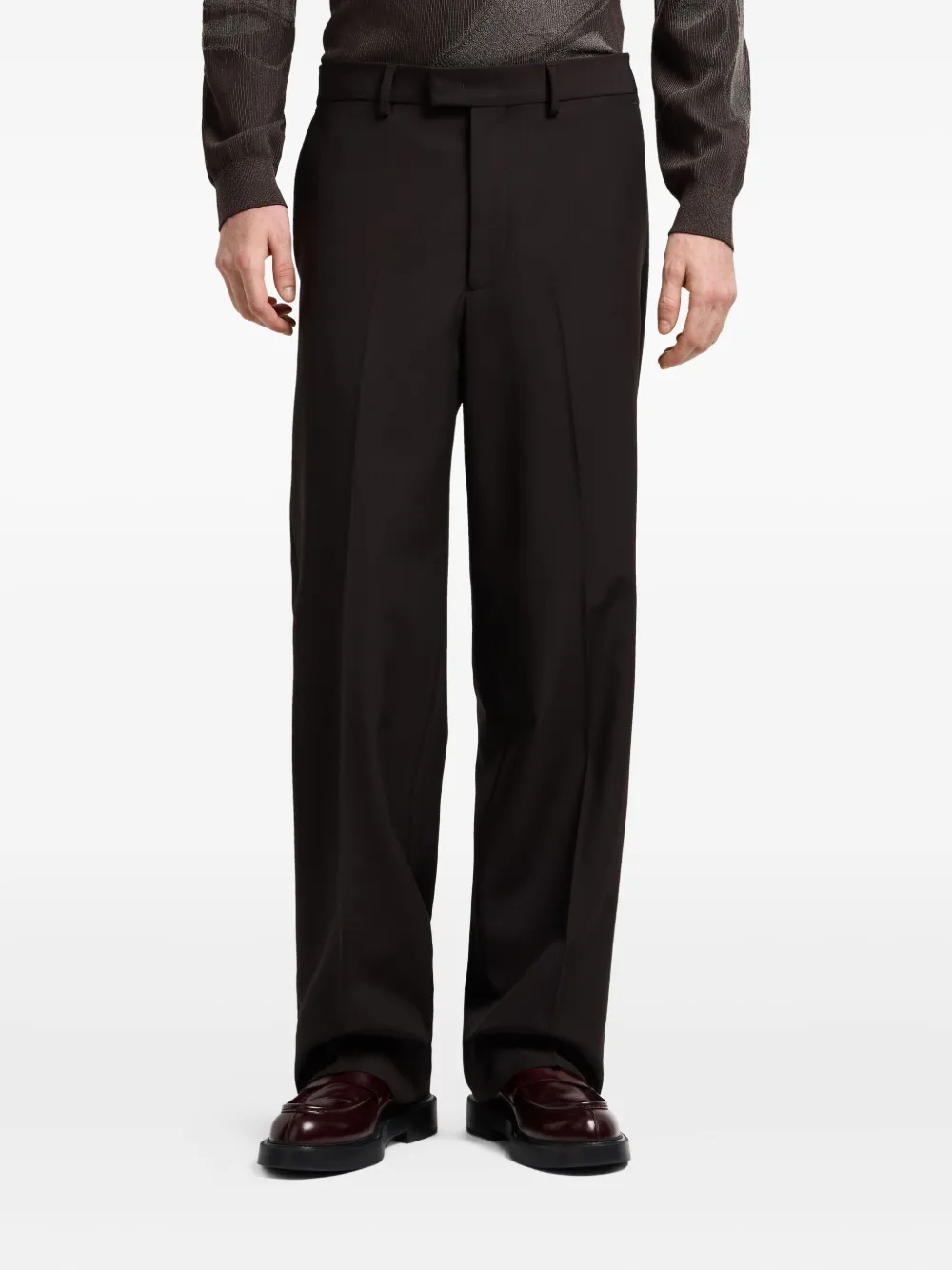 Emporio Armani wool trousers | Brown | Image 1