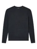 Emporio Armani textured wool sweater - Grey
