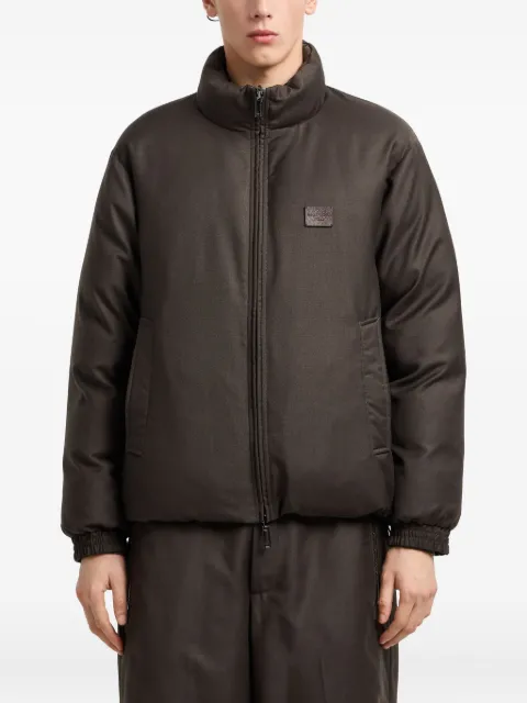 Emporio Armani reversible high-neck padded jacket
