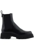 Emporio Armani platform chelsea boots - Black
