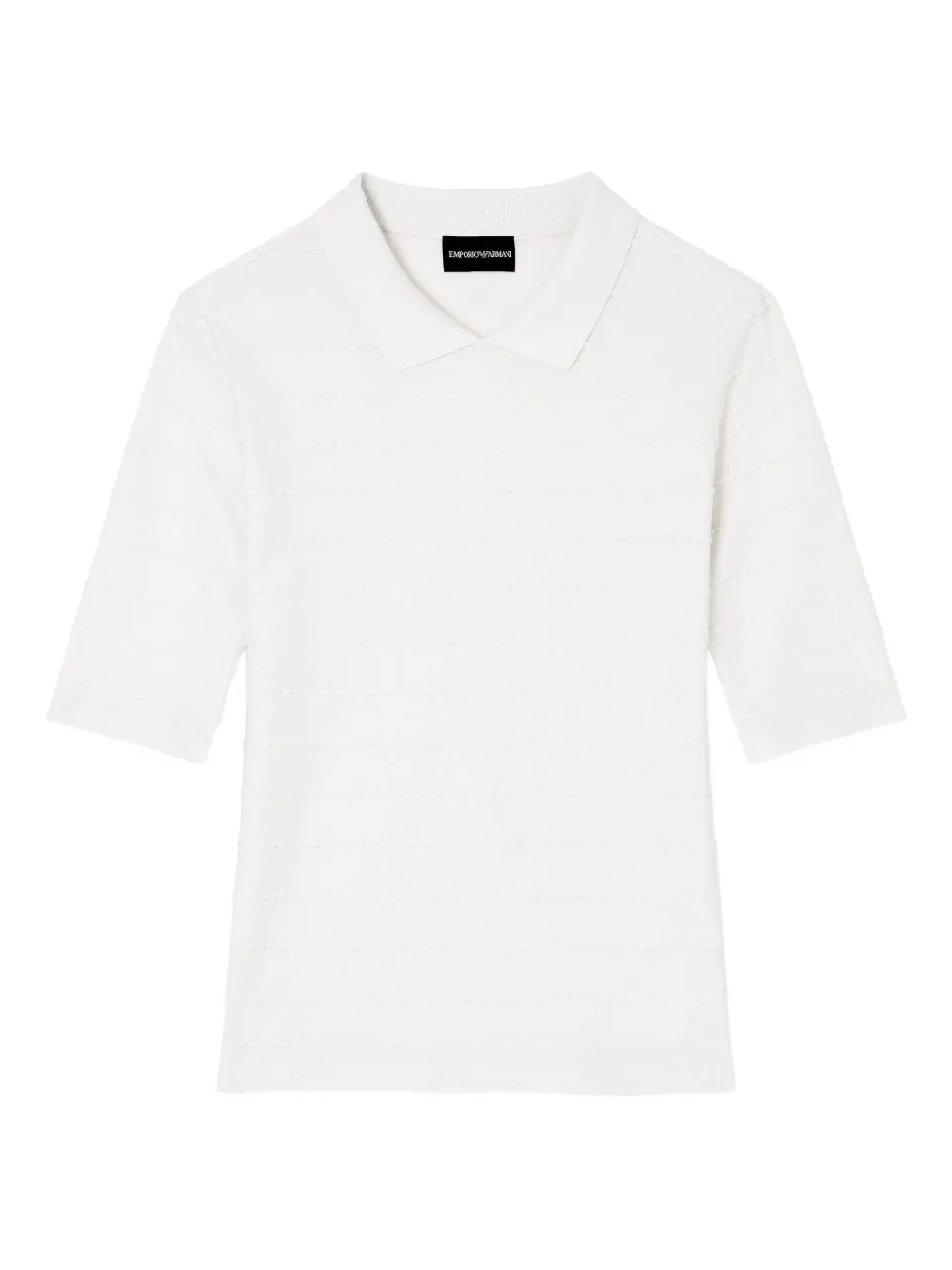 Emporio Armani T-shirt met polokraag Wit