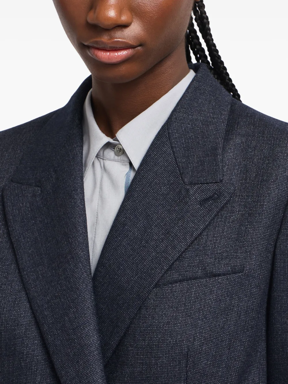 Emporio Armani Blazer met dubbele rij knopen Blauw