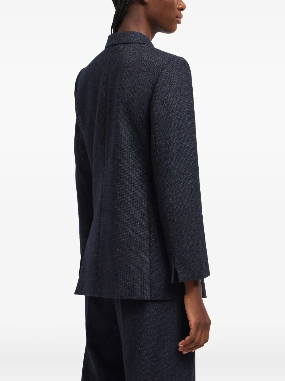 Emporio Armani Blazer met dubbele rij knopen Blauw