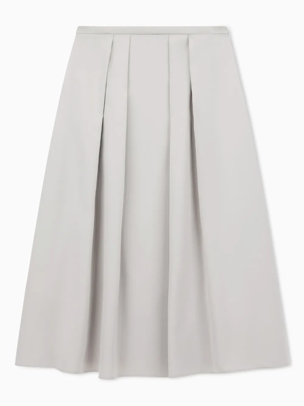 Emporio Armani Midi-plooirok - Grijs