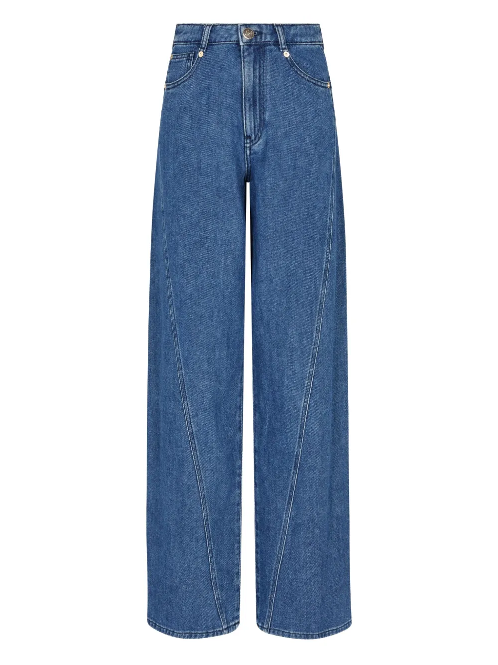 Emporio Armani シームディテール ジーンズ - ブルー Emporio Armani シームディテール ジーンズ - ブルー