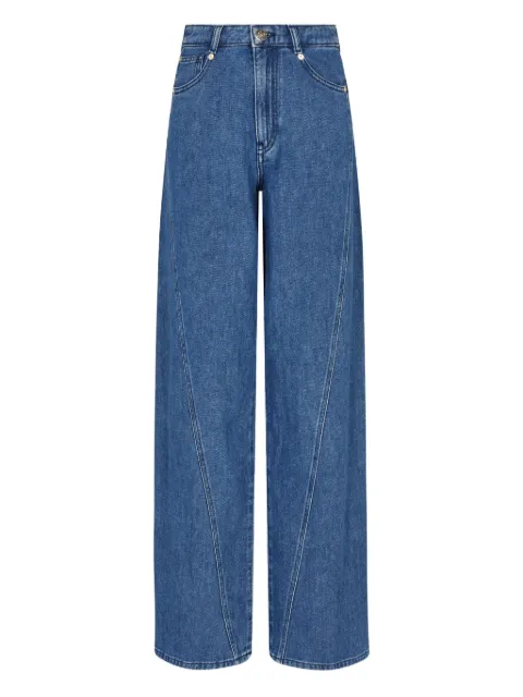 Emporio Armani diagonal-seam jeans