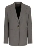 Emporio Armani single-breated blazer - Grey