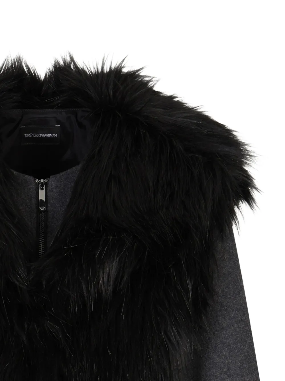Emporio Armani faux-fur long-sleeve jacket | Faux Fur & Shearling Jackets | Image 2
